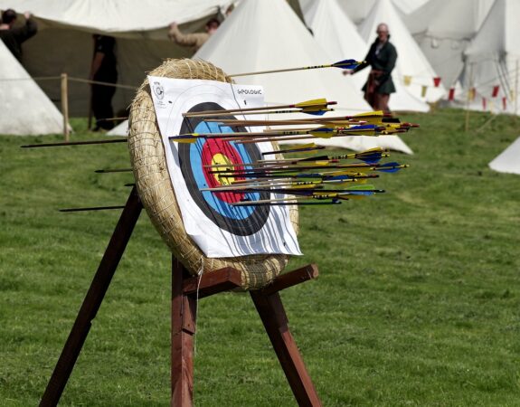 Arbeitseinsatz Bogenschießen